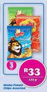 Simba Potato Chips-3x125g