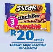 Cadbury Large Chocolate Bar-For 3 Combo