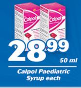 Calpol Paediatric Syrup-50ml Each