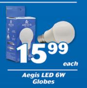 Aegis LED 6W Globes-Each