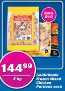 Goldi/Rania Frozen Mixed Chicken Portions-5kg Each