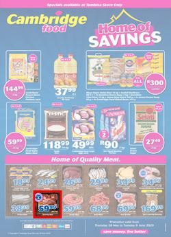 Cambridge Food Tembisa : May Month End (28 May - 9 June 2020), page 1