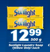 Sunlight Laundry Soap (Yellow Only)-500g Each