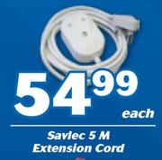 Savlec 5m Extension Cord-Each