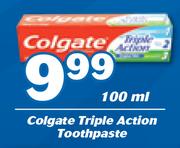 Colgate Triple Action Toothpaste-100ml