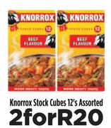Knorrox Stock Cubes Assorted-For 2 x 12's