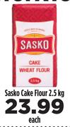 Sasko Cake Flour-2.5Kg Each