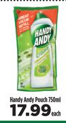 Handy Andy Pouch-750ml Each