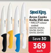 Steel King Arcos Cooks Knife 250mm-Each