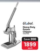 Global Heavy Duty Potato Chipper-Each