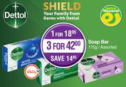 Dettol Soap Bar Assorted-For 3 x 175g