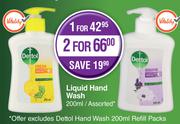 Dettol Liquid Hand Wash Assorted-For 2 x 200ml