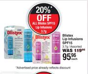 Blistex Lip Infusions SPF15 Assorted-3.7g Each