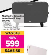 Alva Electric Convection Heater (Metallic Grey) EIH200G