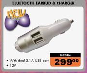 Midas Style Bluetooth Earbud And Charger BHF01M