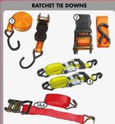 Midas Style Ratchet Tie Down 38mm x 4.6m 1500kg LH10M