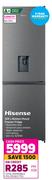 Hisense 305L Bottom Mount Freezer Fridge