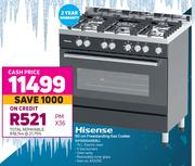 Hisense 90cm Freestanding Gas Cooker HF90GA5EBL