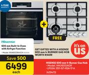 Hisense 600mm Built-In Oven With Airfryer Function BSA65226AXZA