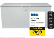 KIC 543L Chest Freezer KCG570/2 WH 