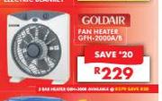 Goldair Fan Heater GFH-2000A/B