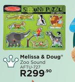 Melissa & Doug Zoo Sound AFTU-727