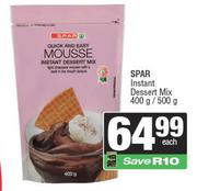 Spar Instant Dessert Mix-400g/500g Each
