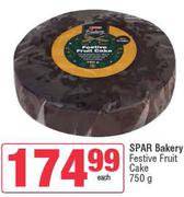 Spar Bakers Festive Fruit Cake-750g Each