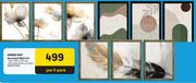 Amber Bay Assorted Wall Art-Per 3 Pack