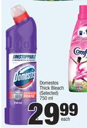 Domestos Thick Bleach (Selected)-750ml Each