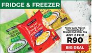 Penny Lane Frozen Veg Assorted Or Straight Cut Chips-For Any 2 x 1Kg