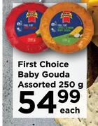 First Choice Baby Gouda Assorted-250g Each