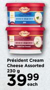 President Cream Cheese Assorted-230g Each