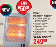 Dquip 2 Bar Halogen Heater 