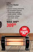 Milex 3Bar Electric Heater 