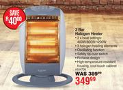 Elektra 3Bar Halogen Heater 