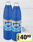 Jik Bleach (Assorted)-For Any 2 x 750ml