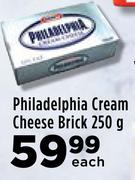 Philadelphia Cream Cheese Brick-250g Each