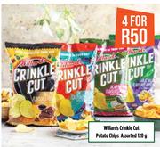 Willards Crinkle Cut Potato Chips Assorted-For 4 x 120g