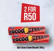 Siro Cocoa Cream Biscuits-For 2 x 500g