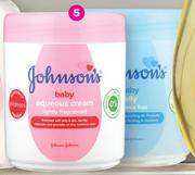 Johnson's Baby Aqueous Cream Or Jelly Assorted-For 2 x 500ml