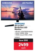 Samsung 60cm (24") Borderless LED Monitor LF24T350FHAXXA