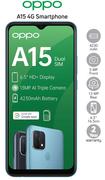 Oppo A15 4G Smartphone-On 1GB Red Top Up More Data (24 Month)