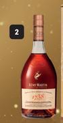 Remy Martin 1738 Fine Champagne Cognac 261020-1 x 750ml