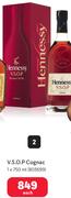Hennessy V.S.O.P Cognac 803699-1 x 750ml