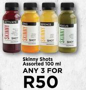 Skinny Shots Assorted-For Any 3 x 100ml