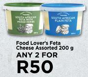 Food Lover's Feta Cheese Assorted-For Any 2 x 200g