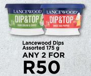 Lancewood Dips Assorted-For Any 2 x 175g