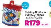 Building Blocks In PVC Bag 128 Set-Per Set