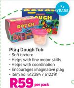 Play Dough Tub-Per Pack